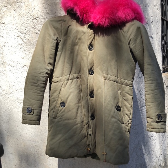K.Zell Faux Fur Trim Parka Jacket - Picture 7 of 16